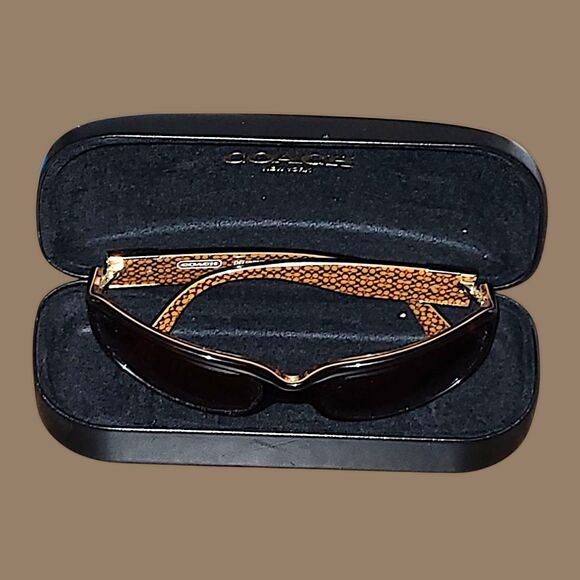 Vintage Coach Delphine S443 Tortoise Sunglasses - Frames & Case display picture 3
